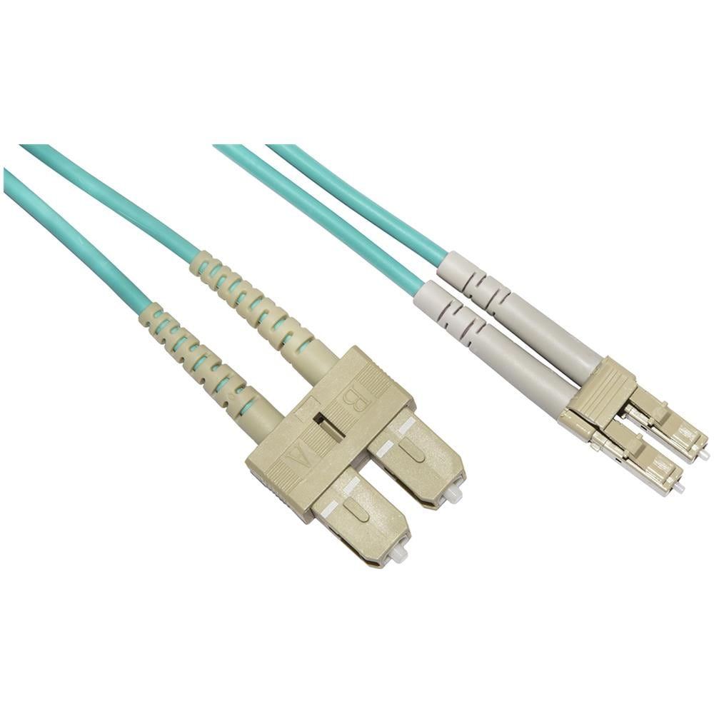 Cavo Fibra Ottica Lc A Sc Multimode Duplex Om3 50/125 Mt. 2 - Foto 1