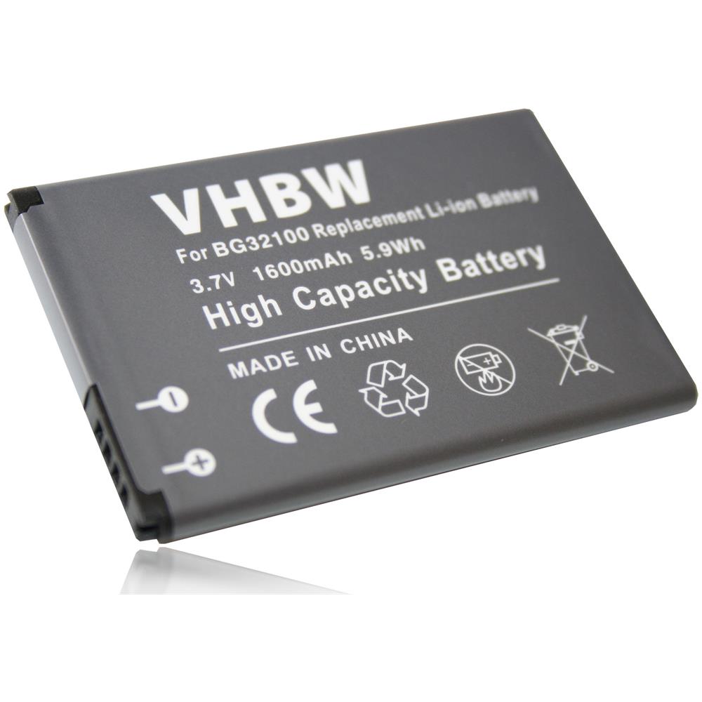 Li-ion Batteria 1600mah (3.7v) Adatta Per Htc S, Pg88100, S510, S510e, Saga, Google G12 Ba S530, Bg32100. - Foto 1
