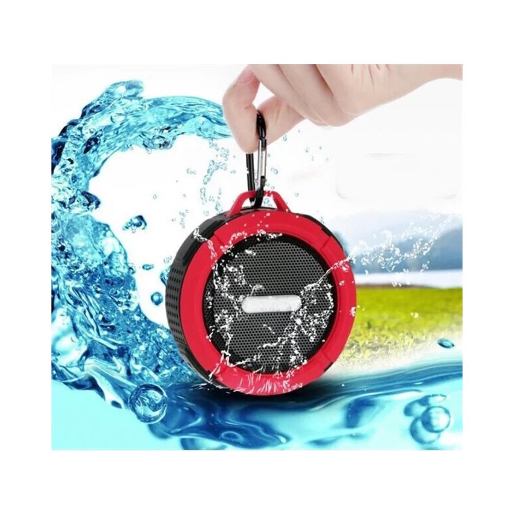 Mini altoparlante Bluetooth senza fili impermeabile con ventosa verde - Foto 1