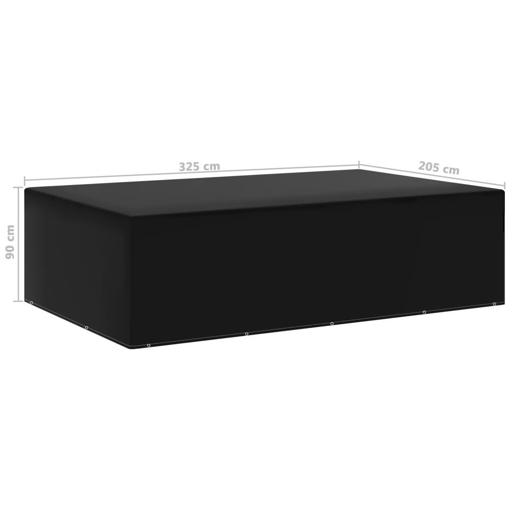 Copertura Per Mobili Da Giardino Con 12 Occhielli 205x325x90 Cm - Foto 8