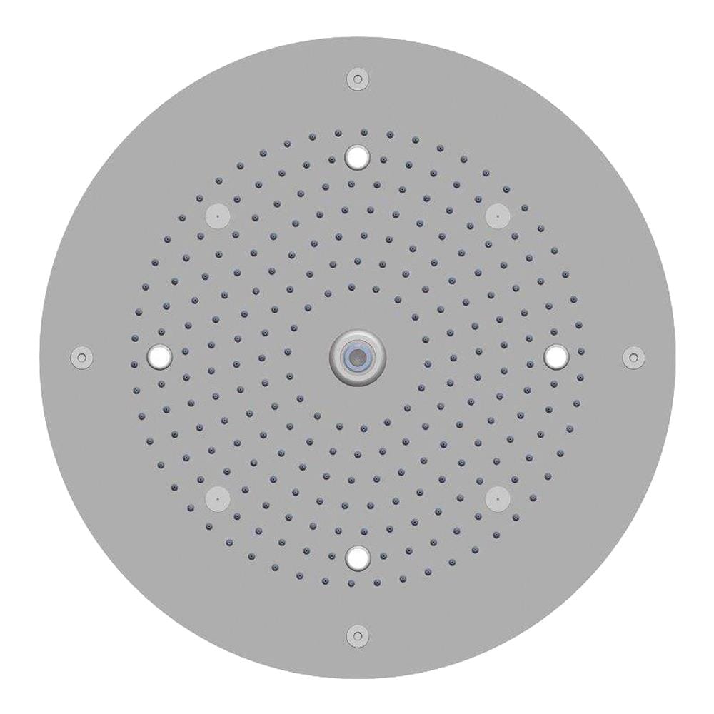 Soffione Doccia Led A Soffitto Installazione Da Incasso Acciaio Inox Tondo - Foto 1