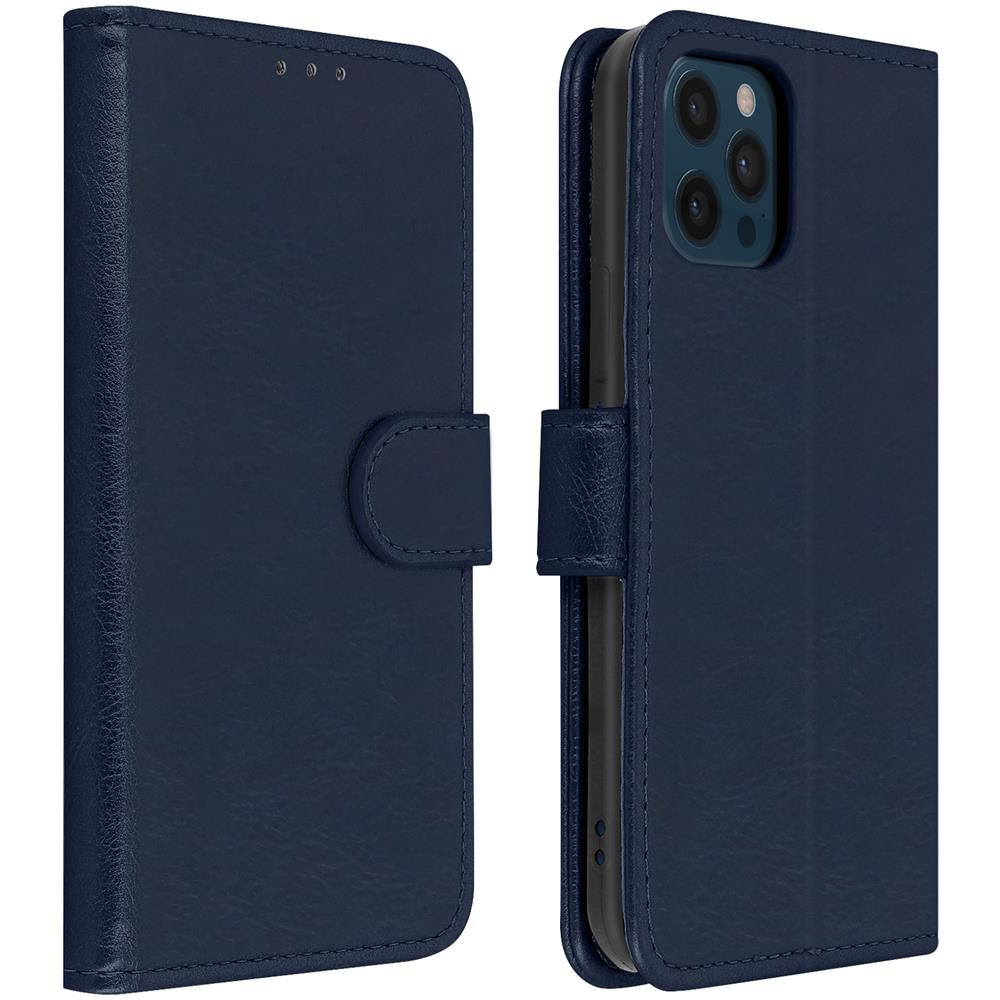 Custodia Iphone 12 Pro Max Portadocumenti Funzione Supporto Blu - Foto 1