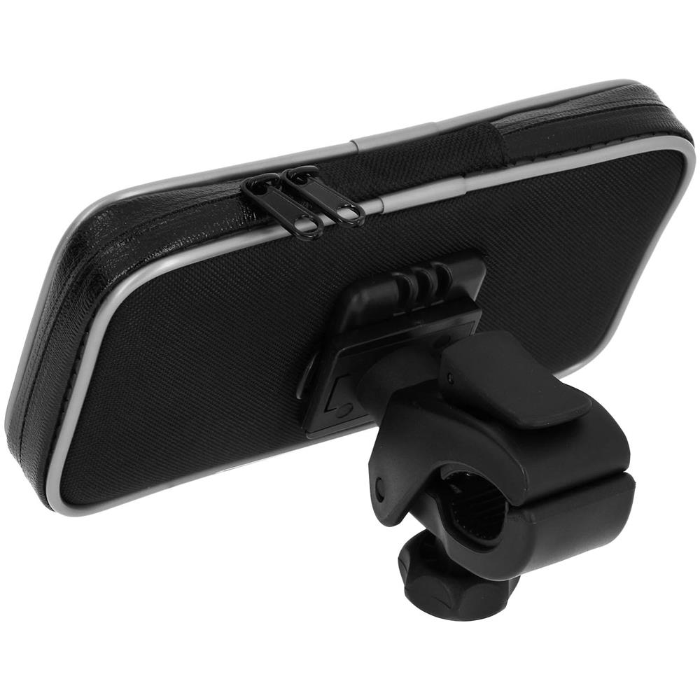 Supporto Impermeabile Per Bicicletta Con Copertura Per Smartphone Da 3,5'' A 6,9, Nero - Foto 2
