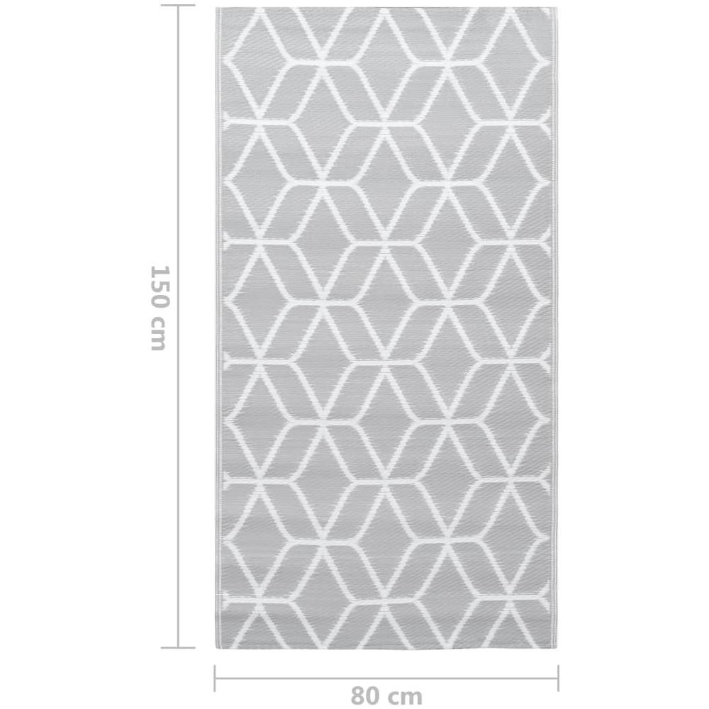Tappeto Da Esterni Grigio 80x150 Cm In Pp - Foto 7