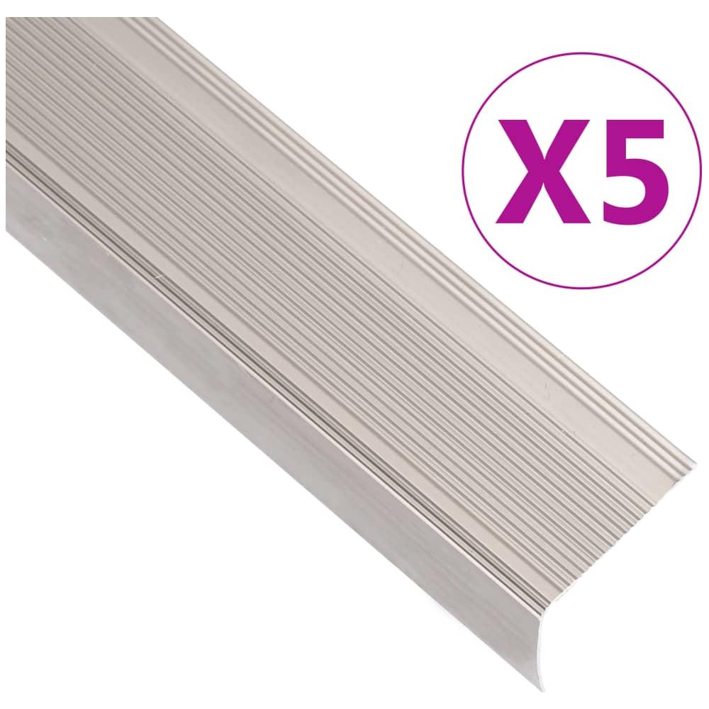 Profili A L Per Gradini 5 Pz In Alluminio 100 Cm Champagne - Foto 1