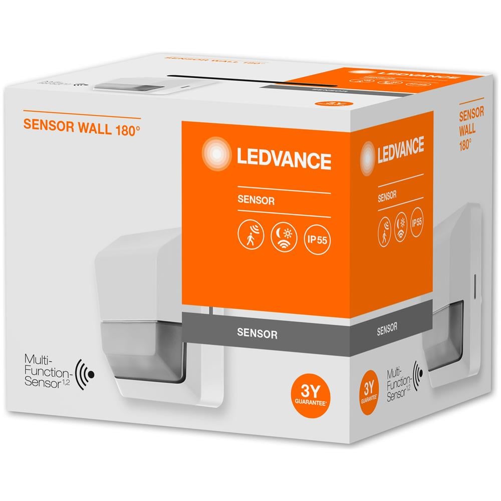 Ledvance Apparecchio: A Parete, Sensor Wall 180deg / 220…240 V, Materiale: Polycarbonat (pc), Ip55 - Foto 1
