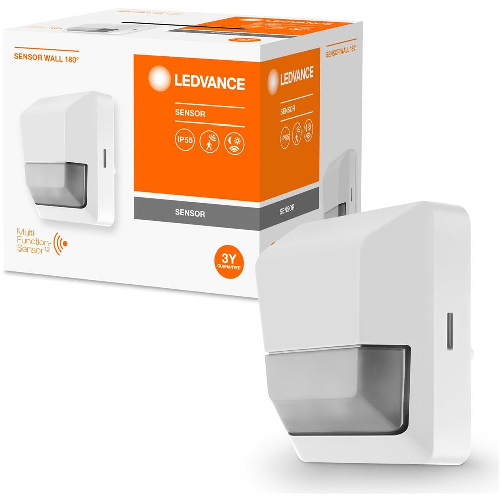Ledvance Apparecchio: A Parete, Sensor Wall 180deg / 220…240 V, Materiale: Polycarbonat (pc), Ip55 - Foto 2