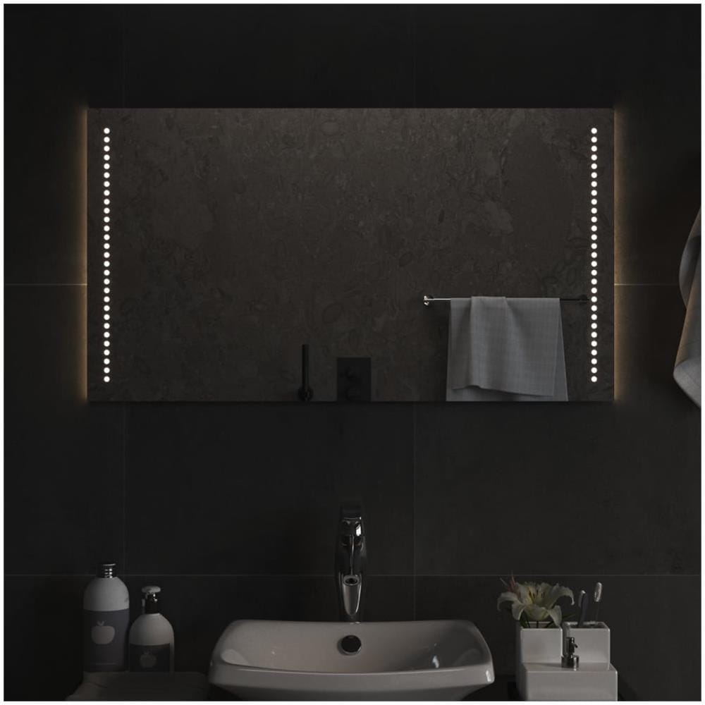Specchio Da Bagno Con Luci Led 90x50 Cm - Foto 1