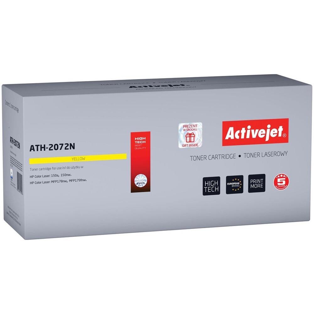 TONER COMPATIBILE -  Activejet Ath-381n Per Stampante Hp; Sostituzione Hp Cf381a; Supremo; 2700 Pagine; Ciano - Foto 1