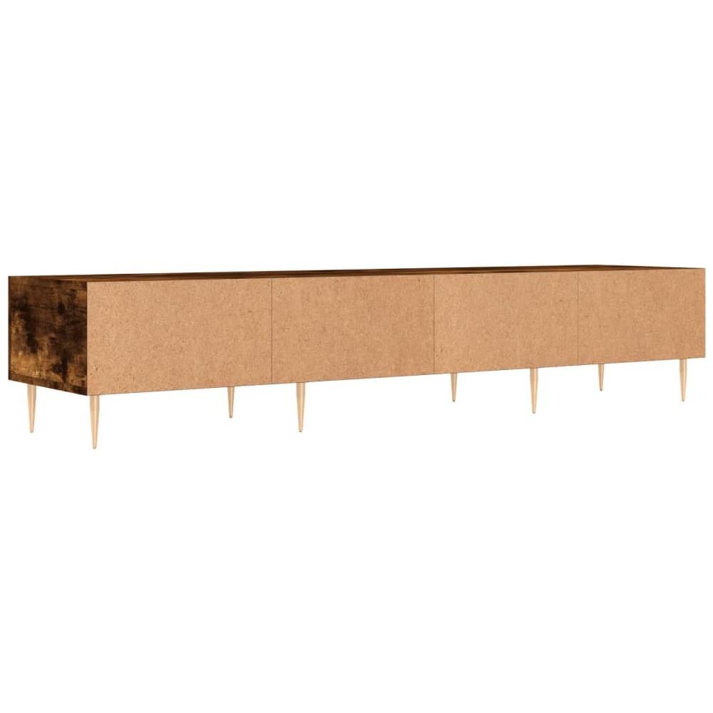 Mobile Porta Tv Rovere Fumo 150x36x30 Cm In Legno Multistrato - Foto 8