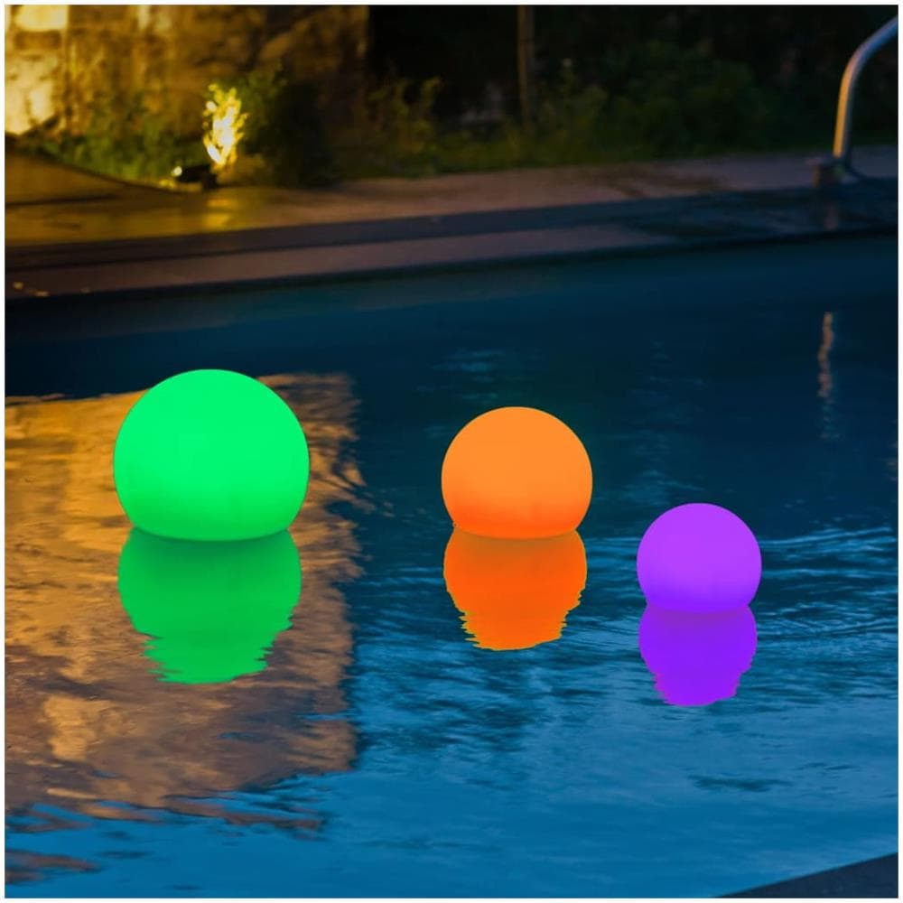 Lampada Solare Galleggiante Multicolore 20 Led - Foto 1