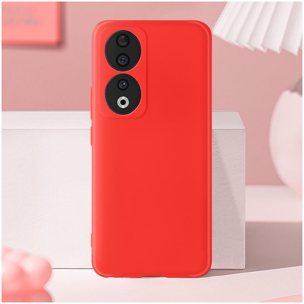 Cover Per Honor 90 Semi-rigida Soft-touch Serie Fast Cover Rossa - Foto 5