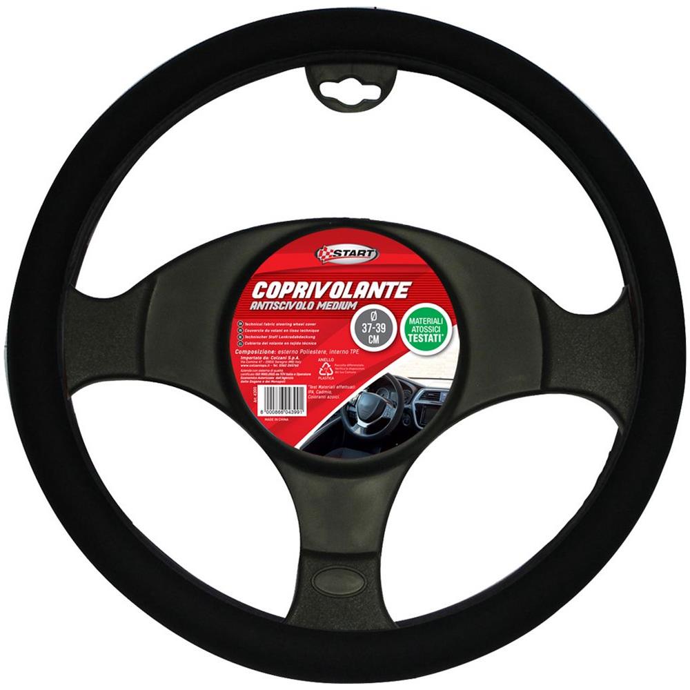 Coprivolante Auto In Tessuto Tecnico Antiscivolo Diam. 37-39 Cm - Foto 1