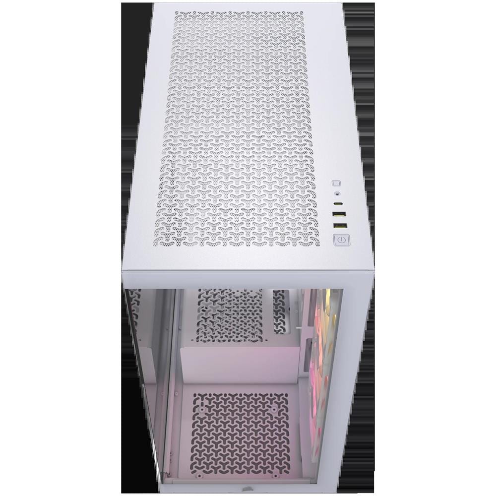 Case iCUE LINK 3500X RGB Middle Tower Vetro Temperato No-Power minITX /mATX /ATX /E-ATX 2 Porte USB 3.0 Colore Bianco - Foto 2