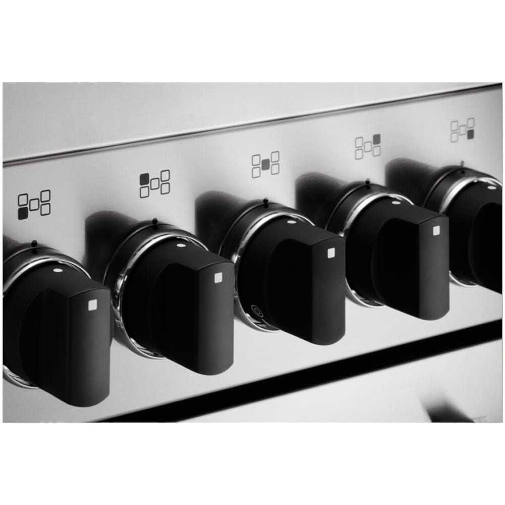 Cucina Elettrica AMN855ENEV 5 Fuochi a Gas Forno Elettrico Multifunzione Termoventilato Classe A 80cm Colore Acciaio Inox - Foto 4