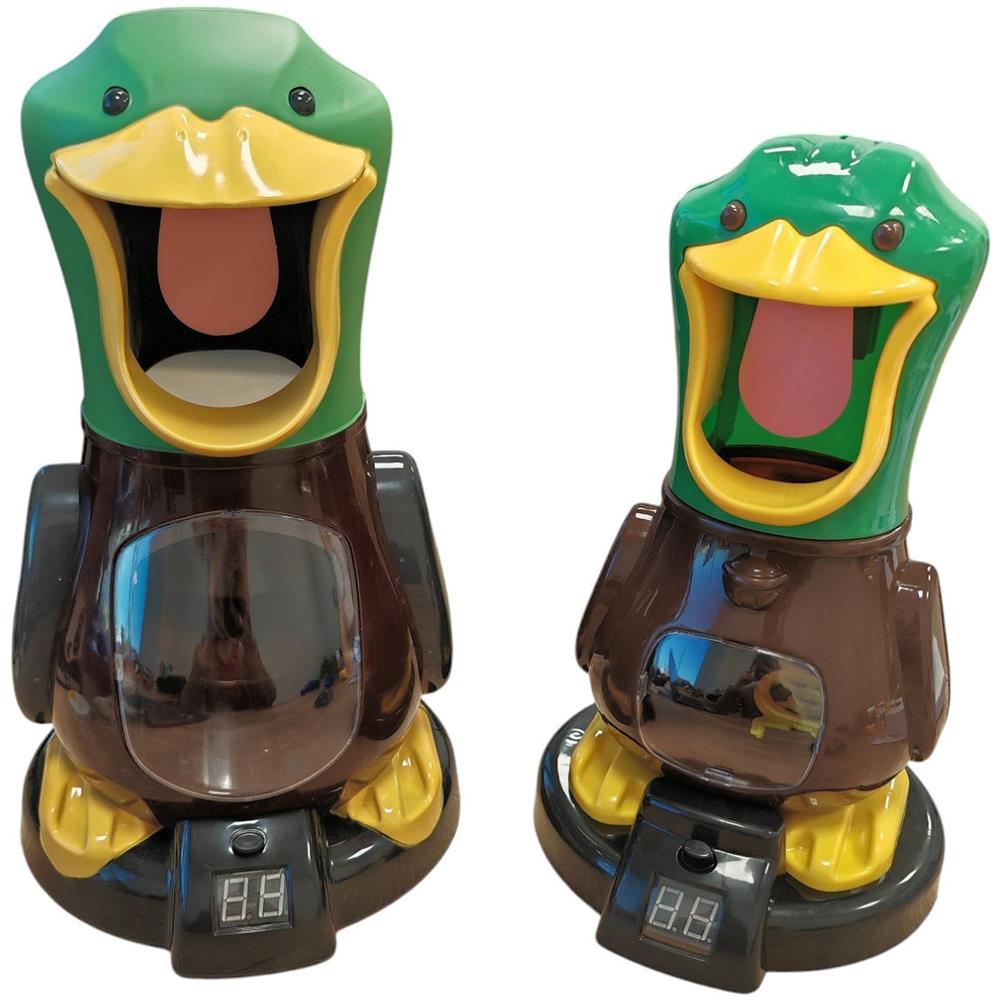 Gioco arcade per bambini tiro al bersaglio Anatra Affamata + 2 pistole + 24 palline XXL - Foto 2