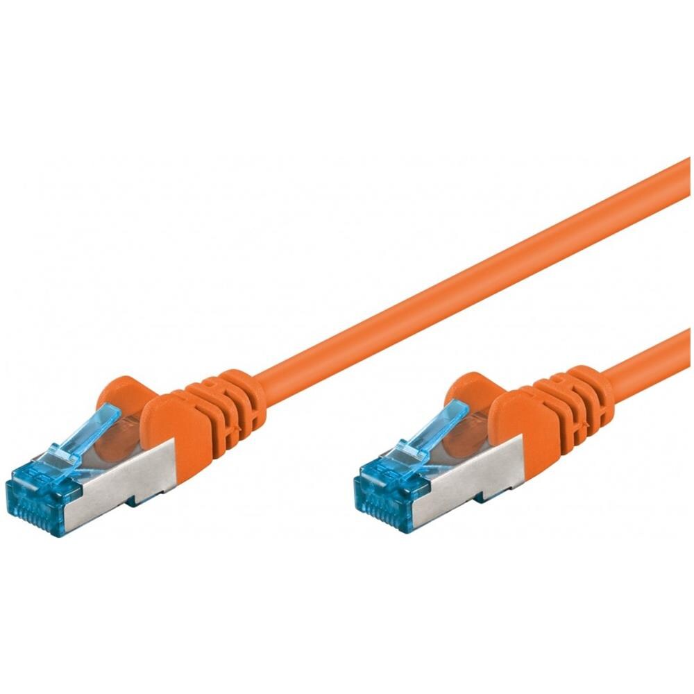 ICOC LS6A-010-OR - Cavo di rete Patch in rame Cat. 6A Arancione SFTP LSZH 1m - Foto 1
