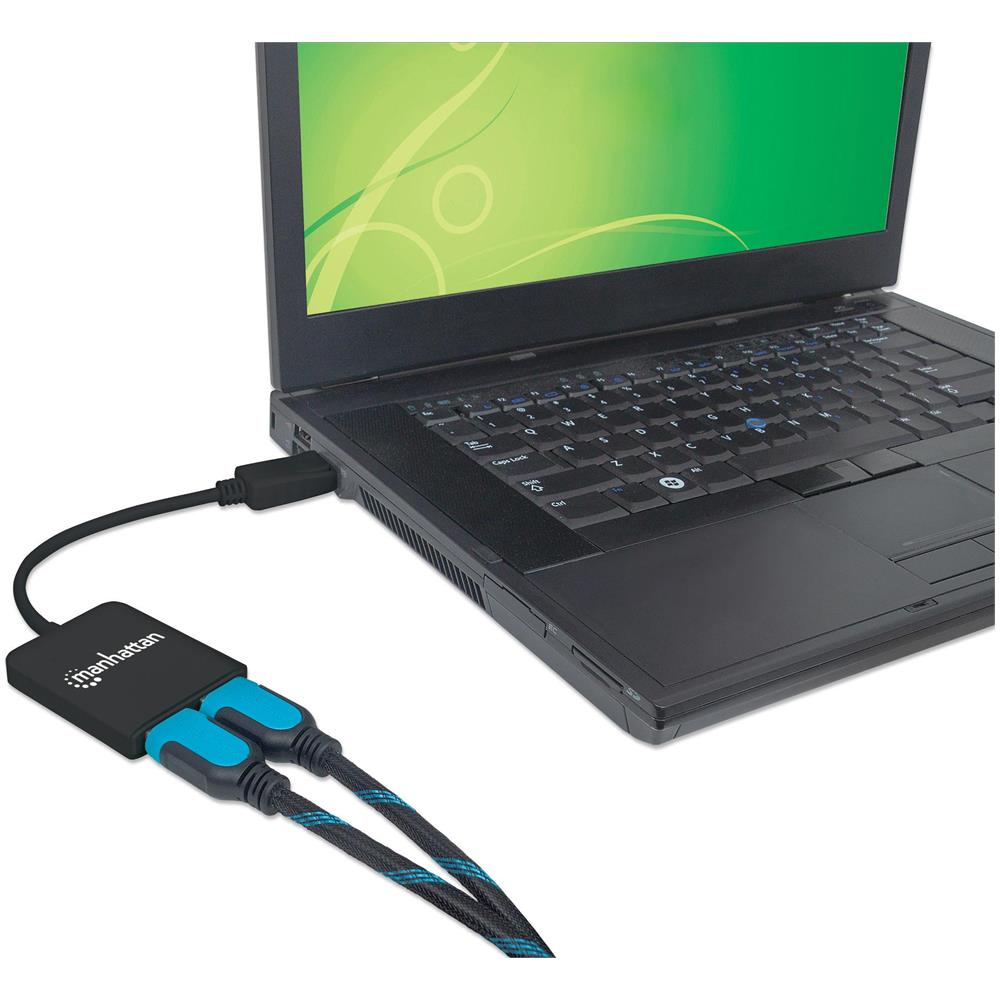 IDATA DP-HDMI2M - Splitter Hub DisplayPort a 2 porte HDMI con MST - Foto 6