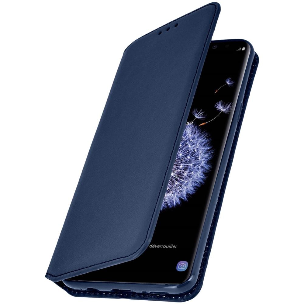 Custodia Samsung Galaxy S9 Custodia Folio Classic Edition Cover Silicone Blu - Foto 1