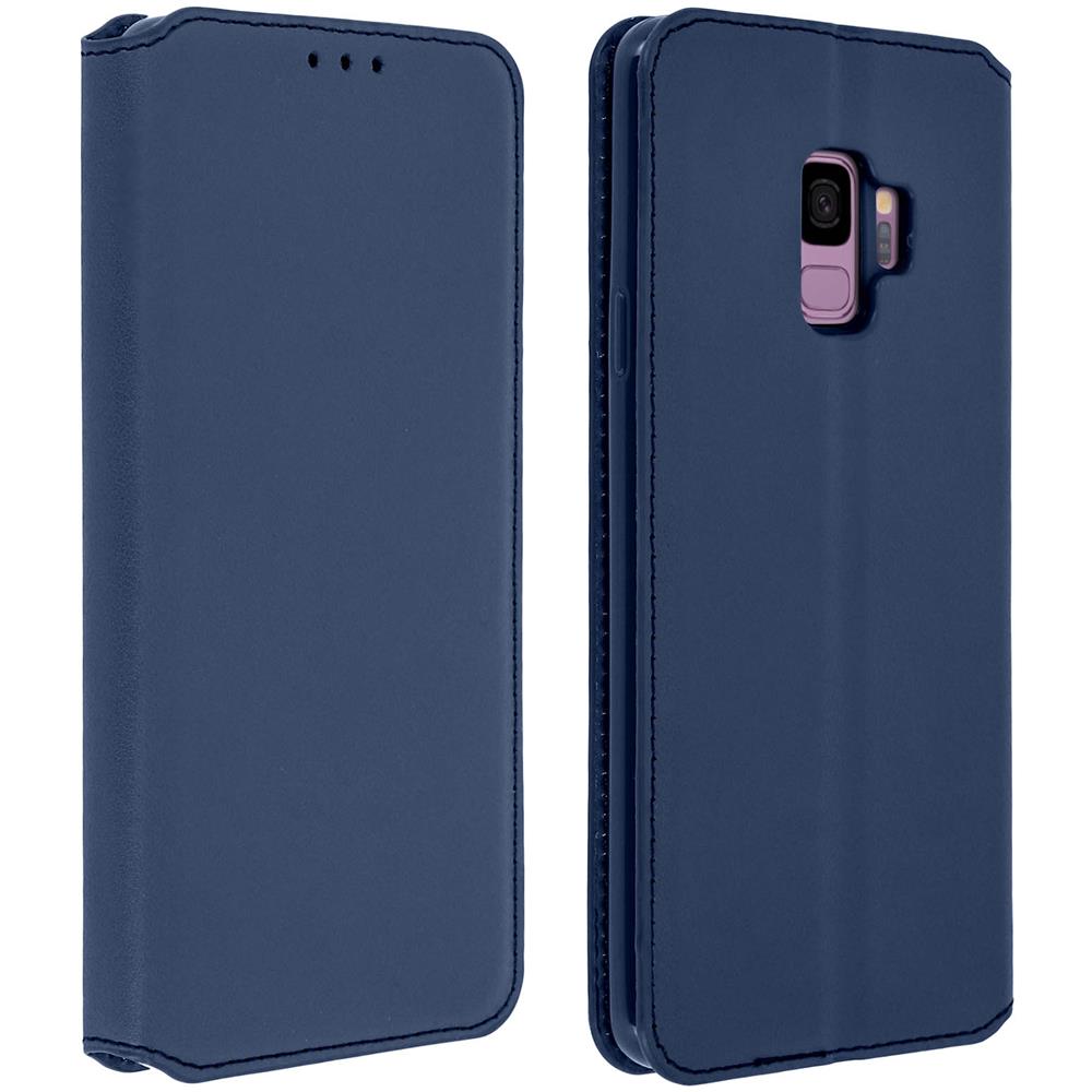Custodia Samsung Galaxy S9 Custodia Folio Classic Edition Cover Silicone Blu - Foto 2