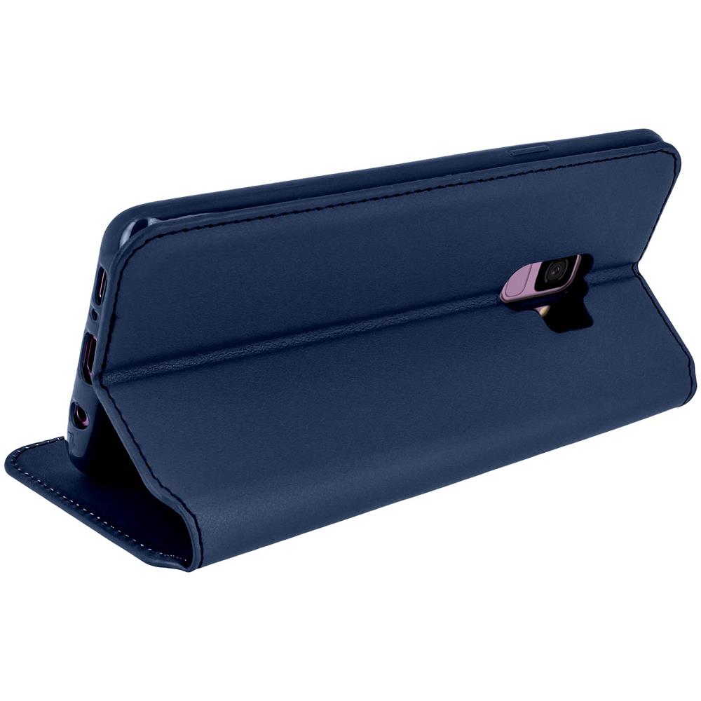 Custodia Samsung Galaxy S9 Custodia Folio Classic Edition Cover Silicone Blu - Foto 5