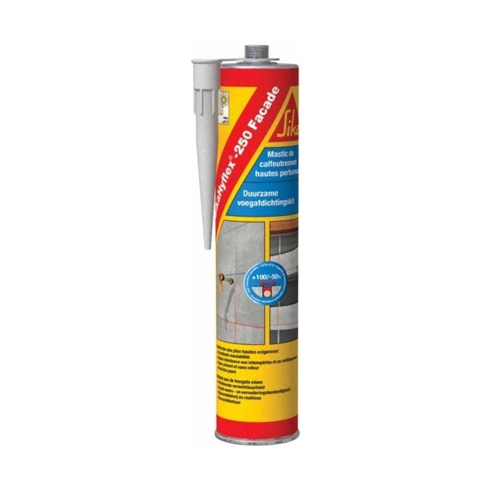 hyflex 250 Facade Sigillante Impermeabilizzante Poliuretanico Per Giunti Grigio Cemento 600 Ml - Foto 1