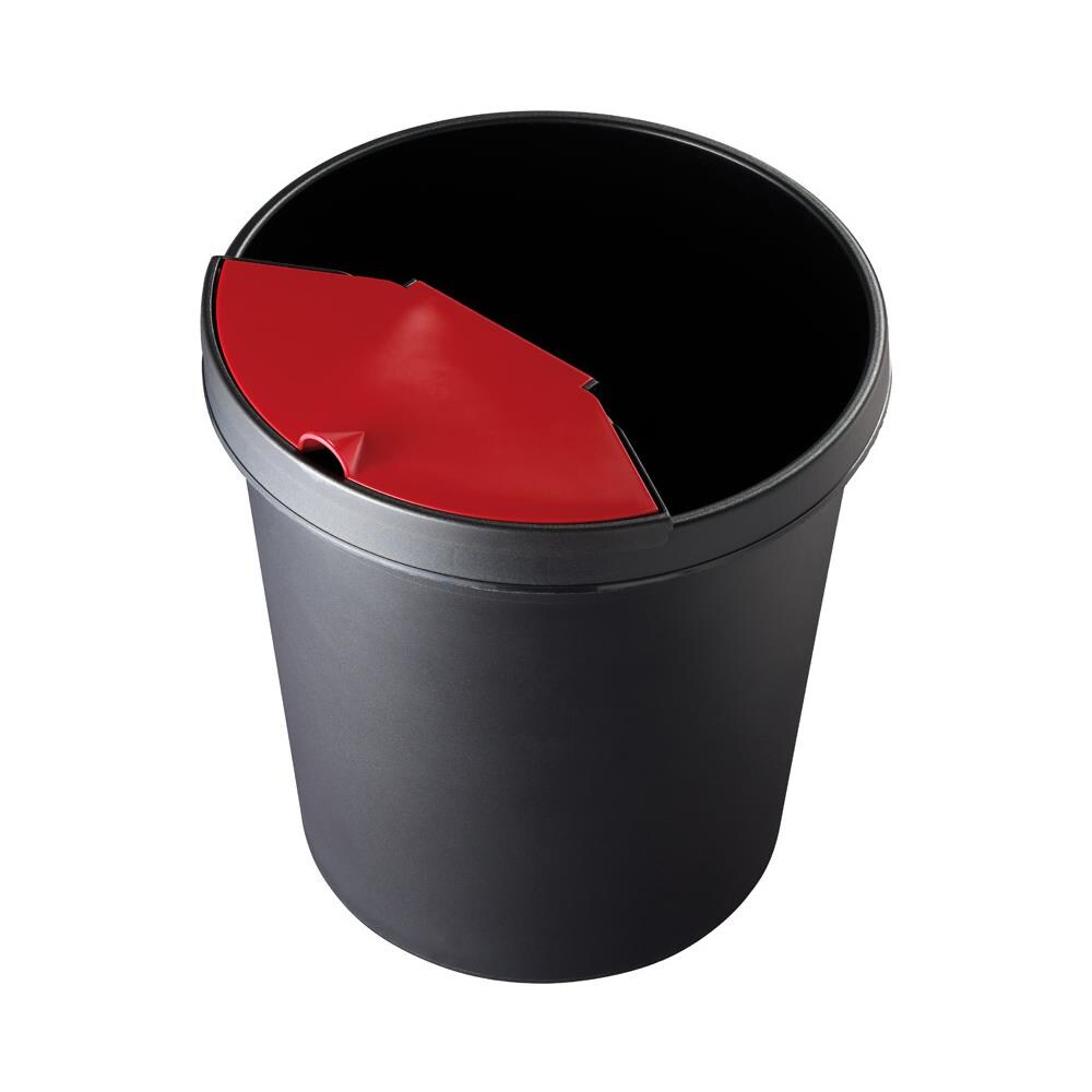 Cestino Per La Carta The German 18 L (ø X A) 315 Mm X 335 Mm Polipropilene Nero 1 Pz. - Foto 9