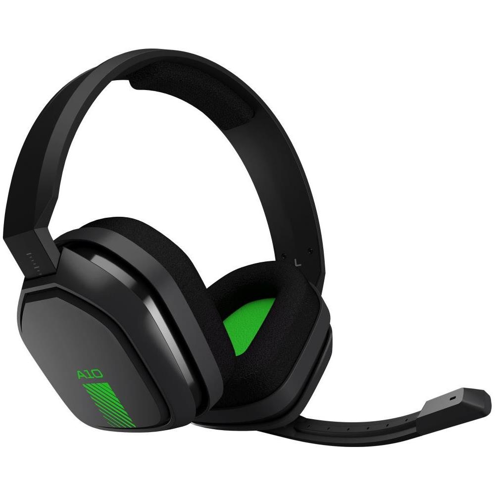Cuffie Gaming A10 con Microfono Connessione Cablato Colore Verde e Grigio - Foto 3