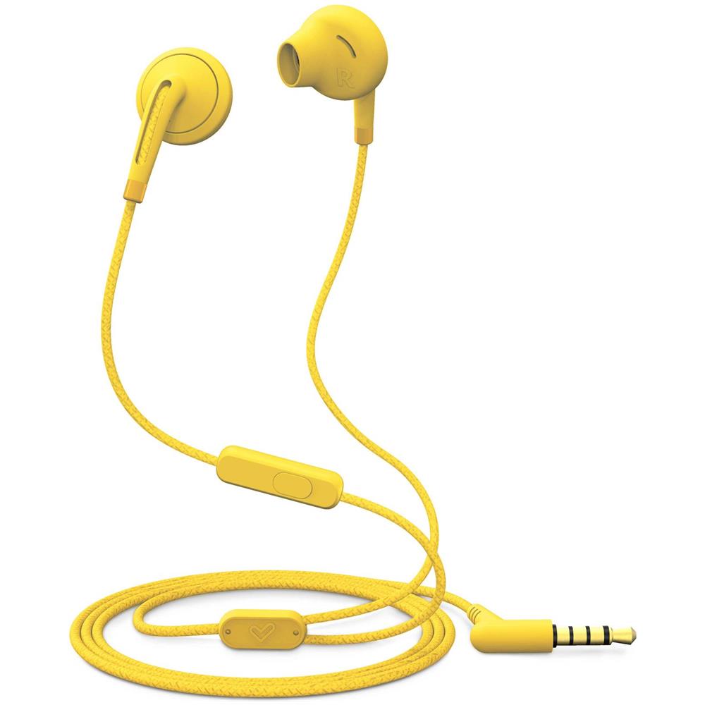Cuffie Energy Sistem Style 2+ - Bassi Profondi - Microfono - Controllo Conversazione - Doppia Lunghezza - Colore Giallo - Foto 2