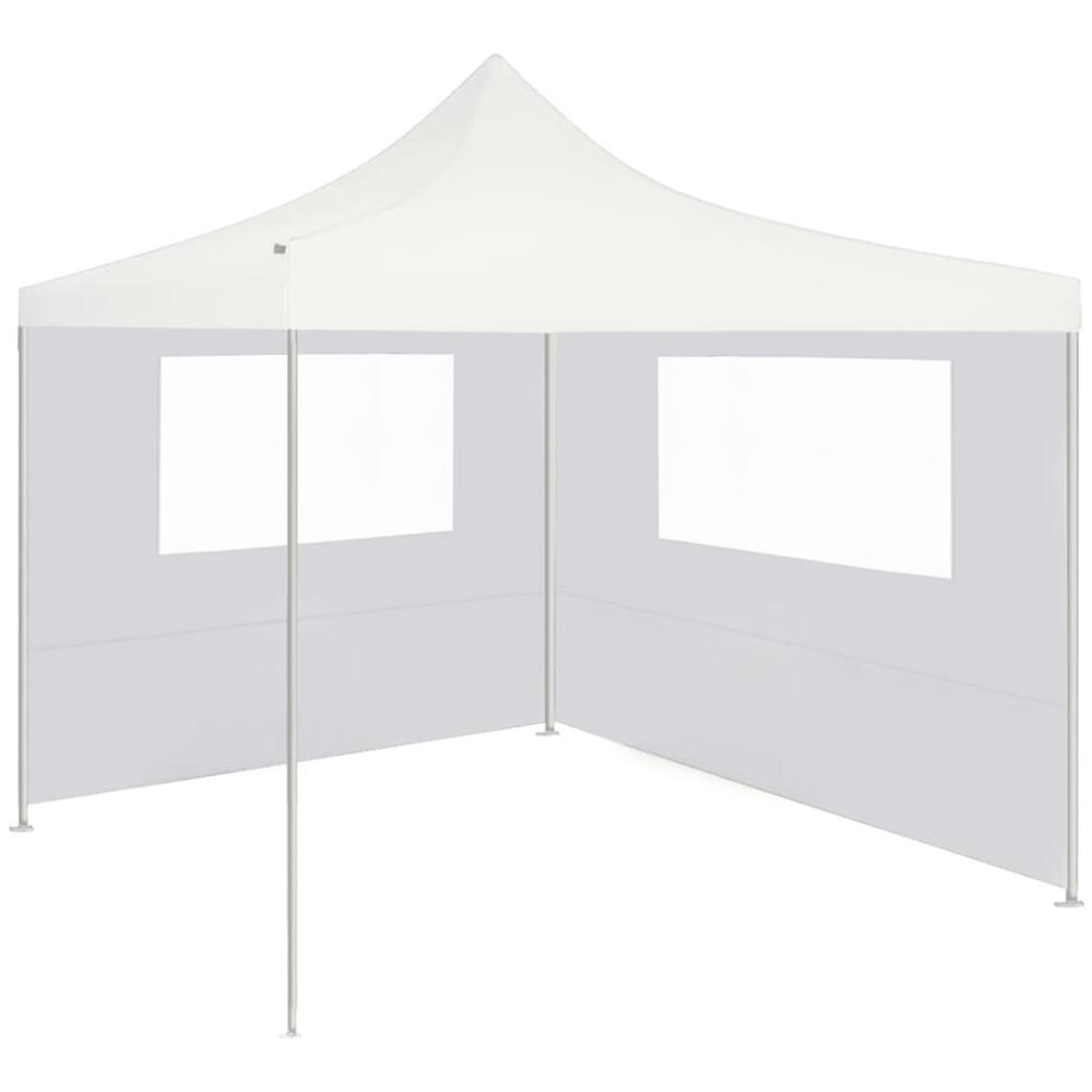 Parete Con Finestre Per Gazebo 4x2 M Bianca - Foto 2