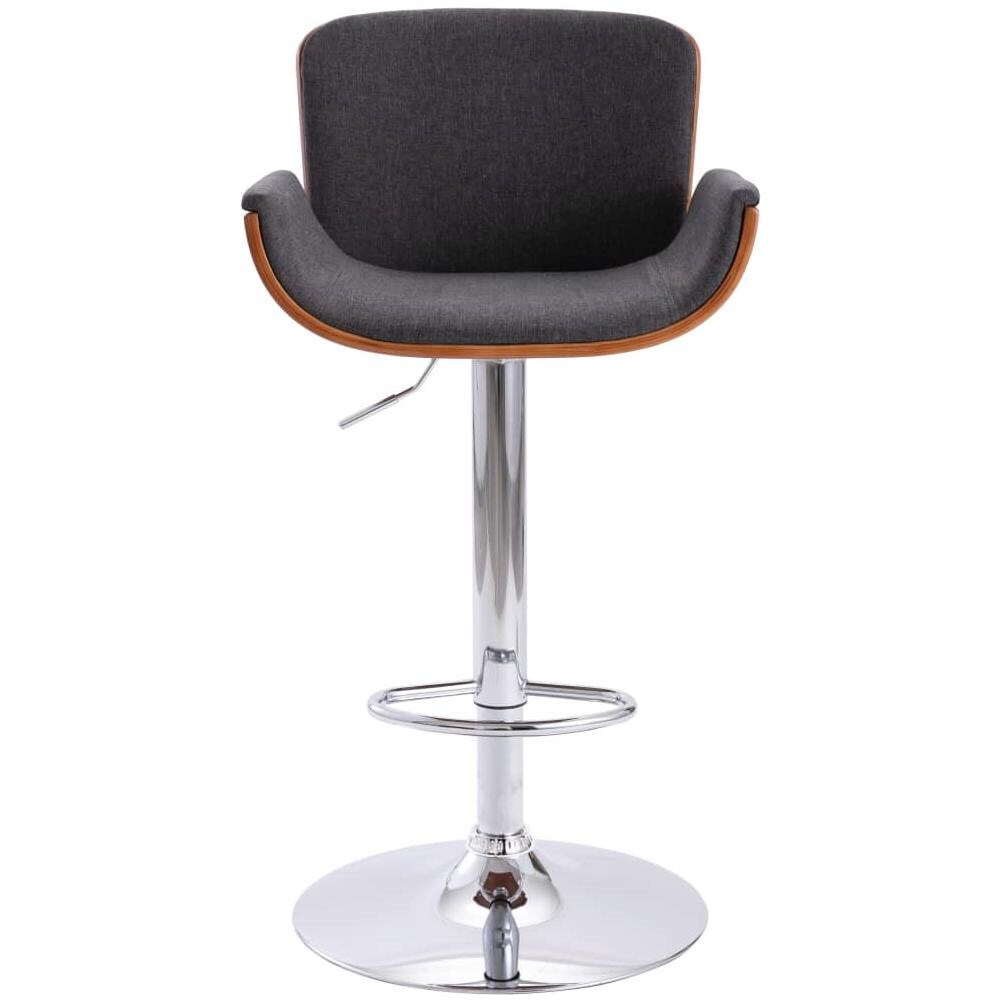 Sedia Da Bar Grigia In Tessuto - Foto 2