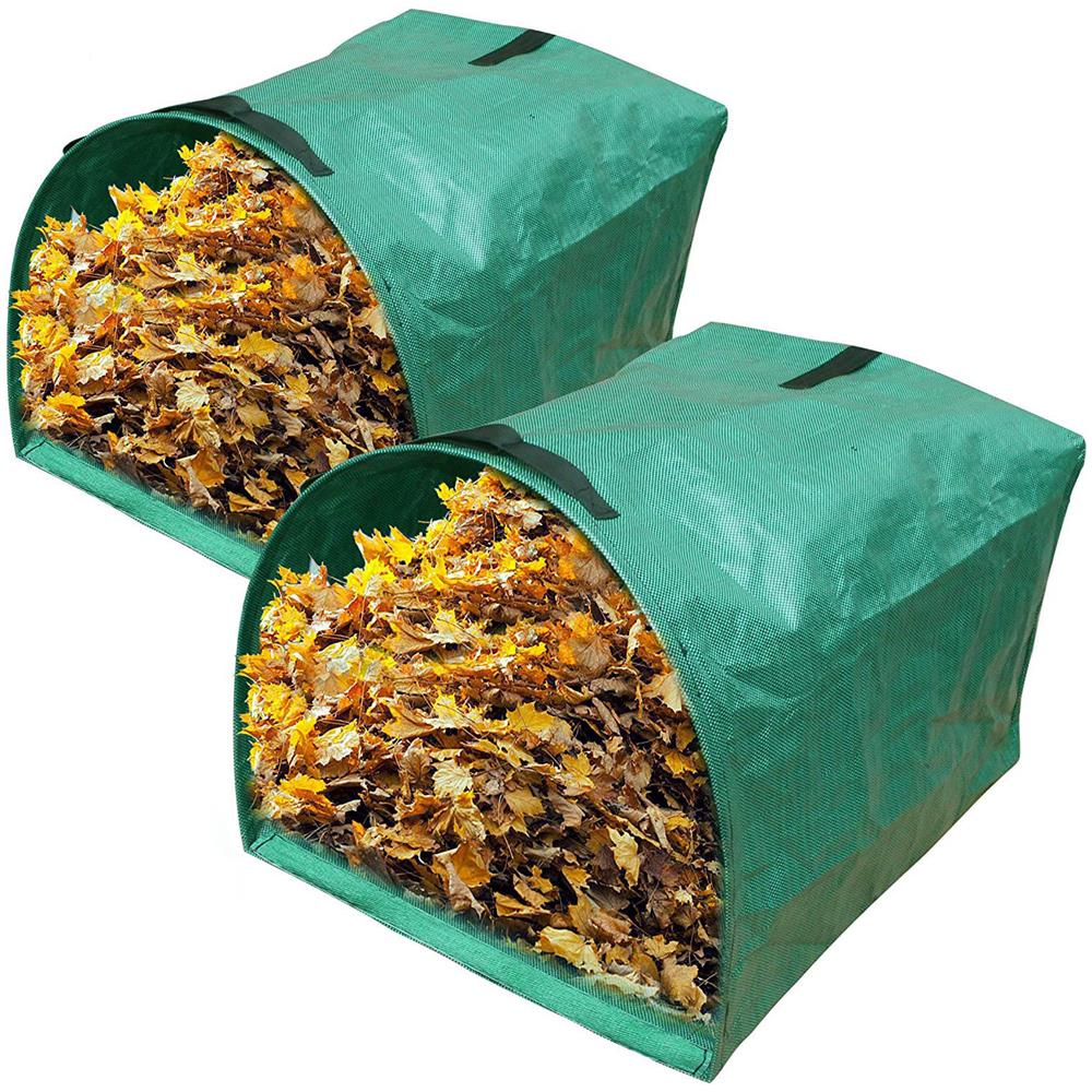 JIAWEIIY Giant Yard - Borsa da giardino per raccogliere foglie, resistente e riutilizzabile, ideale per giardino, piscina, giardino