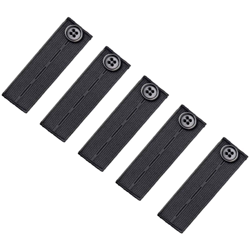 Prolunga Elastica In Vita Da 83 Mm, Confezione Da 5 Black - Foto 1