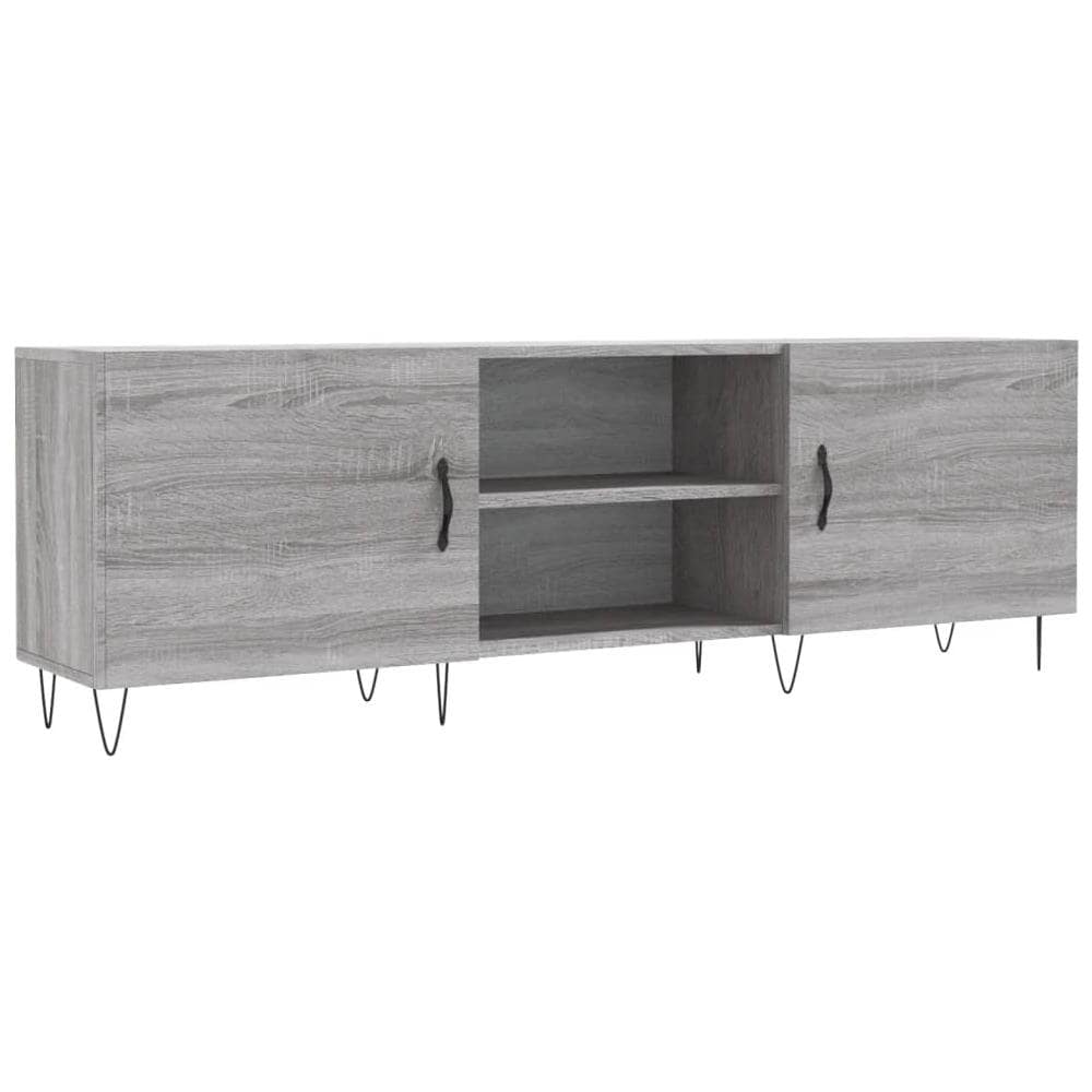 Mobile Porta Tv Grigio Sonoma 150x30x50 Cm In Legno Multistrato - Foto 2