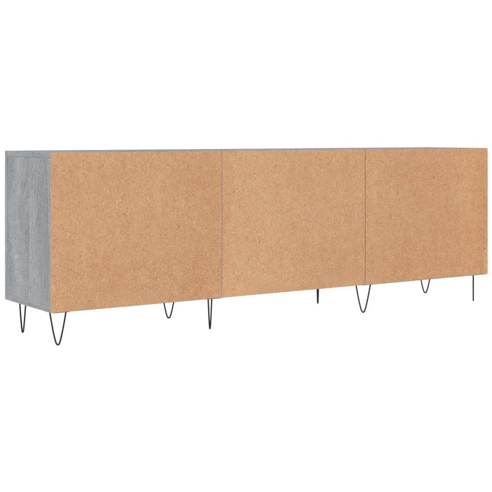 Mobile Porta Tv Grigio Sonoma 150x30x50 Cm In Legno Multistrato - Foto 8