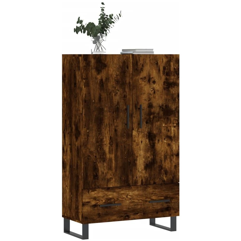 Credenza Rovere Fumo 69,5x31x115 Cm In Legno Multistrato - Foto 3