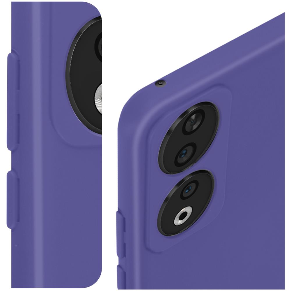 Cover Per Honor 90 Semi-rigida Soft-touch Serie Fast Cover Viola - Foto 2