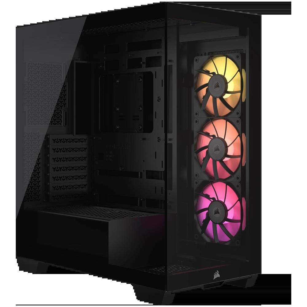 Case iCUE LINK 3500X RGB Middle Tower Vetro Temperato No-Power minITX /mATX /ATX /E-ATX 2 Porte USB 3.0 Colore Nero - Foto 1