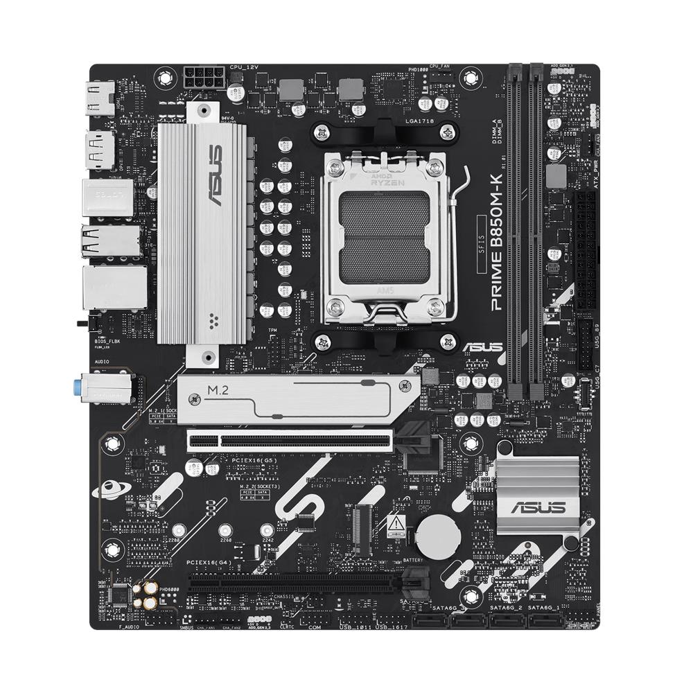 Scheda Madre PRIME B850M-K Socket AM5 Chipset B850 Micro ATX - Foto 2