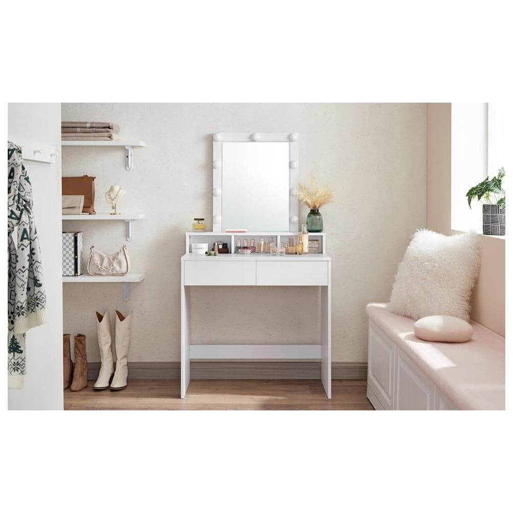 Toletta con specchio, bianco, stile scandinavo RDT114W01 - Foto 9