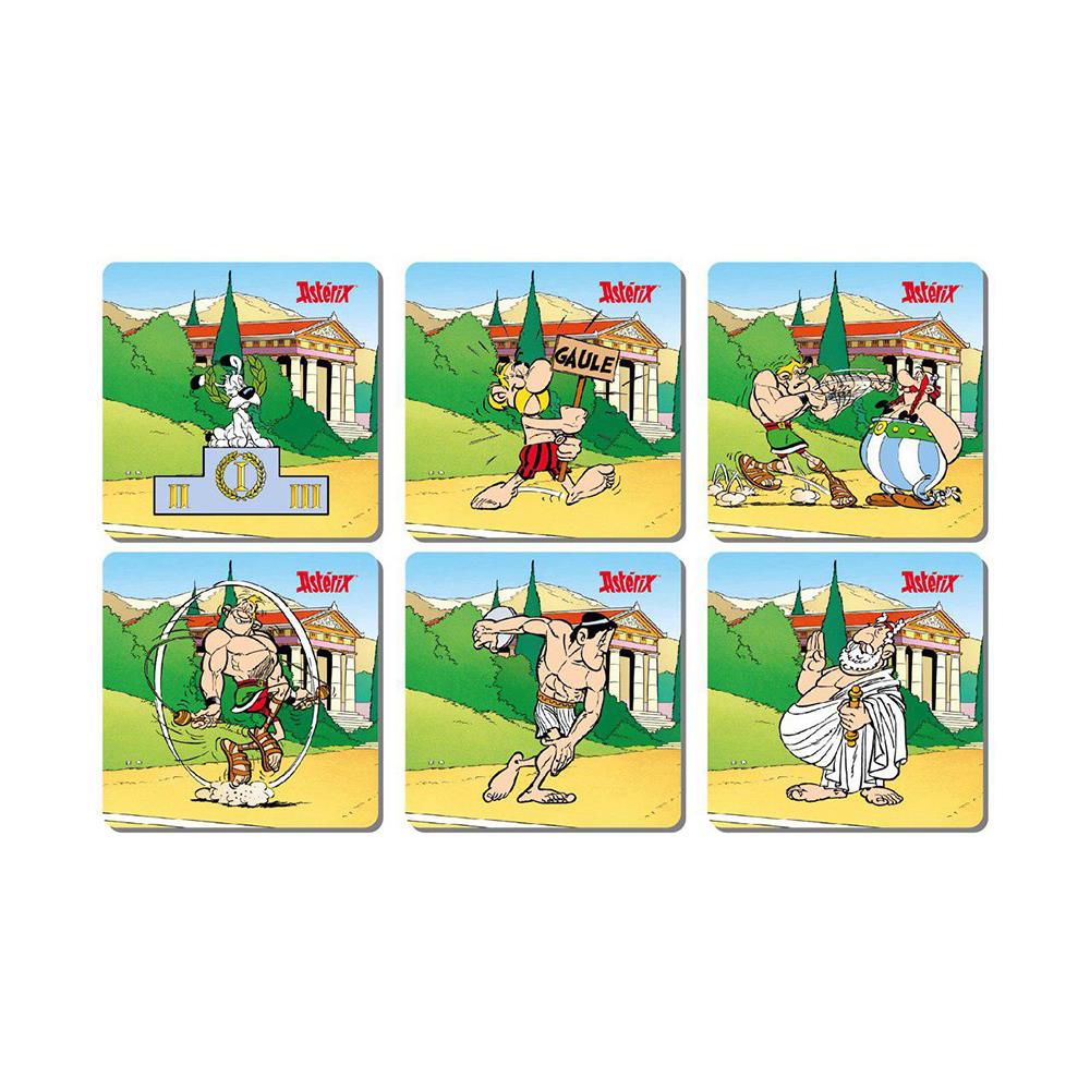 Asterix Olympic Games 6 Coasters Set Sottobicchieri - Foto 1