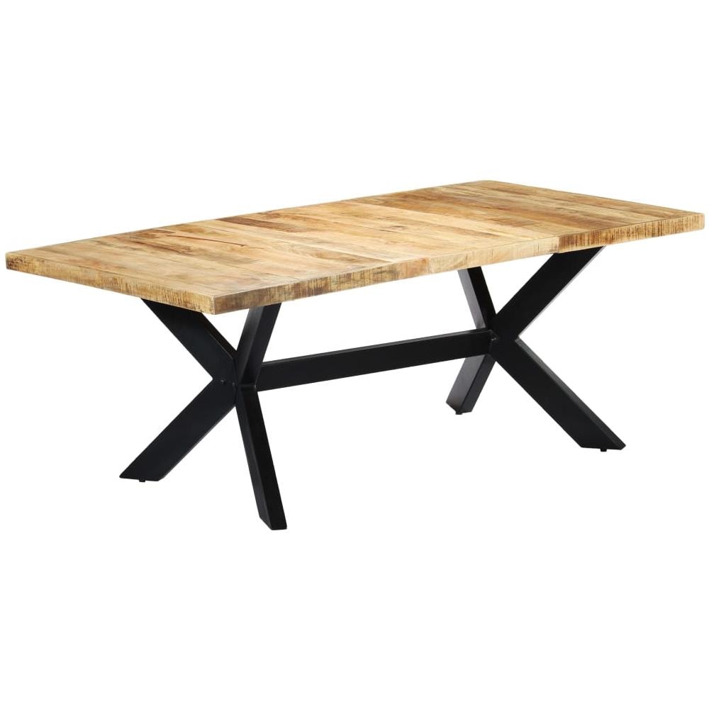 Tavolo Da Pranzo 200x100x75 Cm In Legno Massello Di Mango - Foto 1