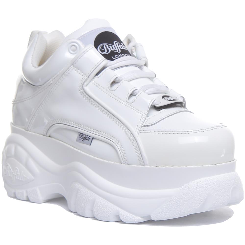 Buffalo 1339-14 2.0 In White Patent For Womens - Foto 1