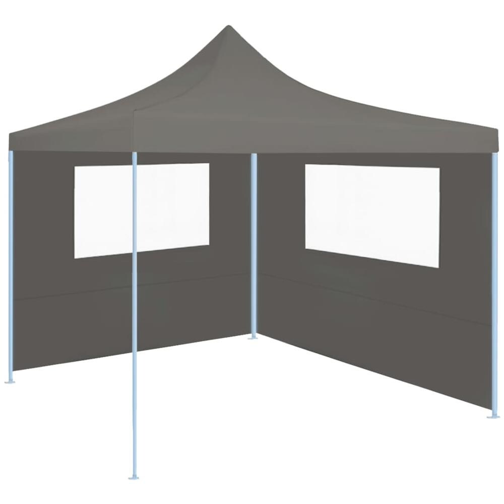 Parete Con Finestre Per Gazebo 4x2 M Antracite - Foto 2