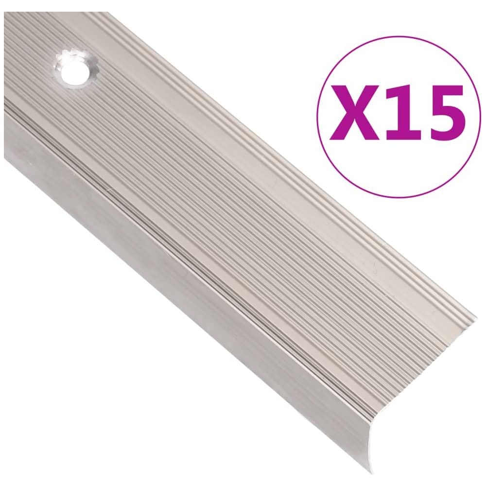 Profili A L Per Gradini 15 Pz In Alluminio 90 Cm Champagne - Foto 1