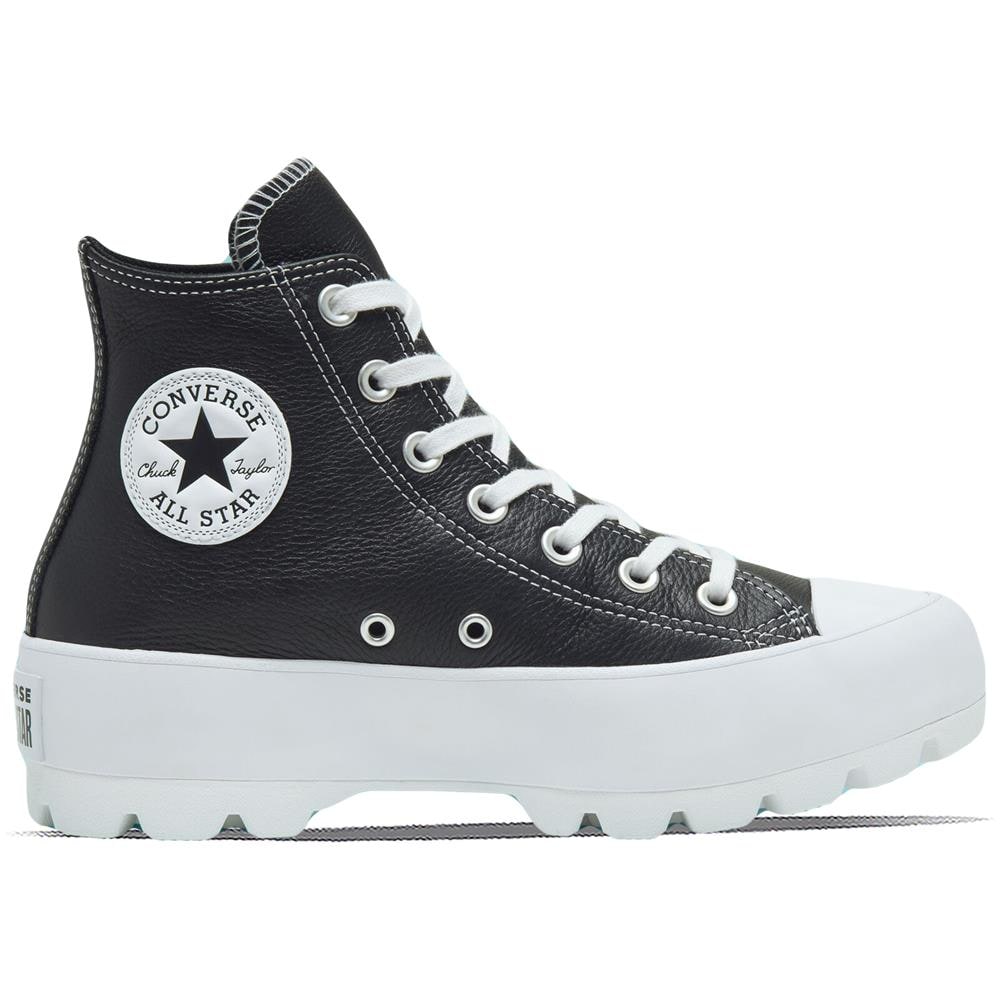 Scarpe Lugged Leather Chuck Taylor All Star Taglia 40 Codice 567164c Nero - Foto 1