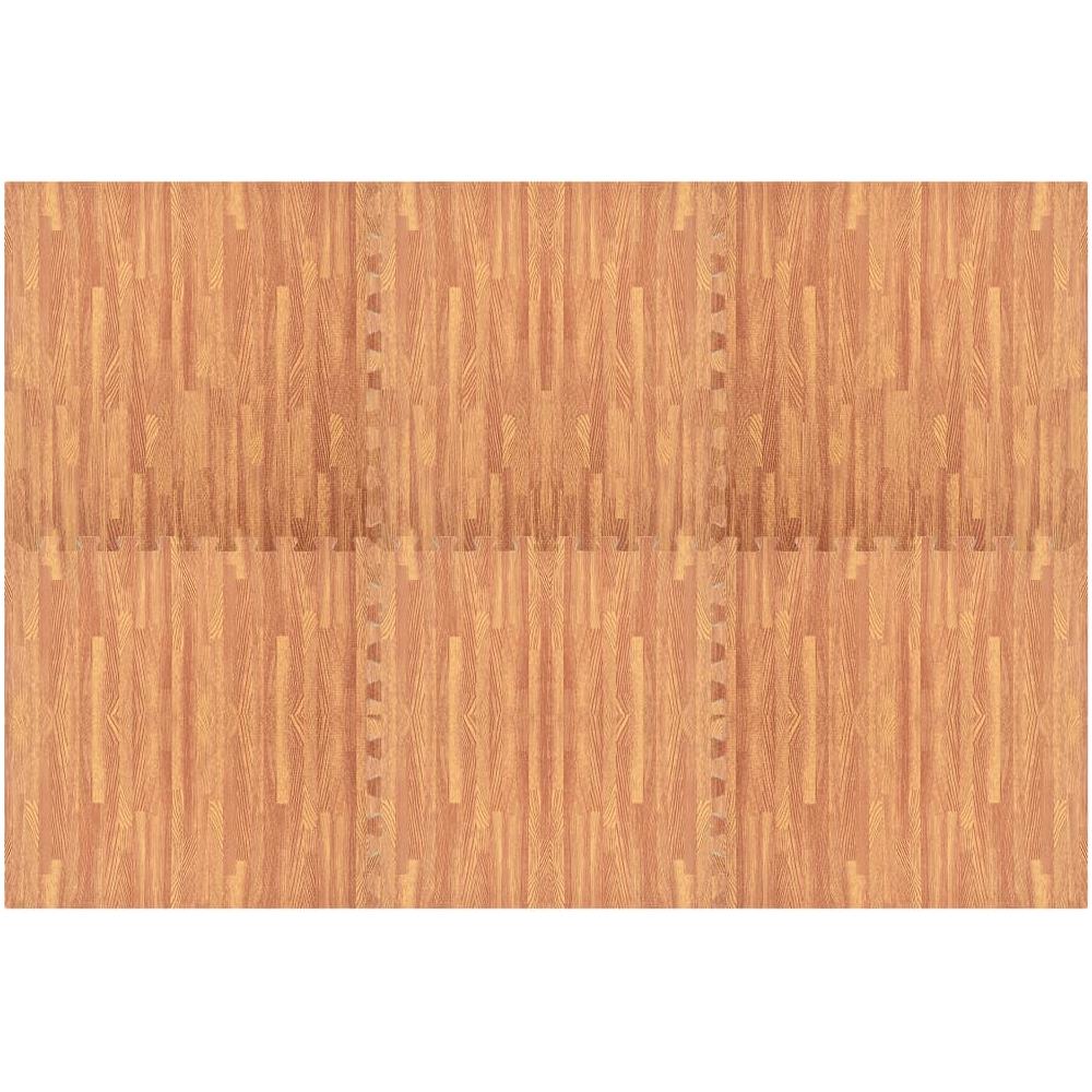 Tappetino a Incastro 6 pz Venature Legno 2,16 ? Schiuma EVA - Foto 2