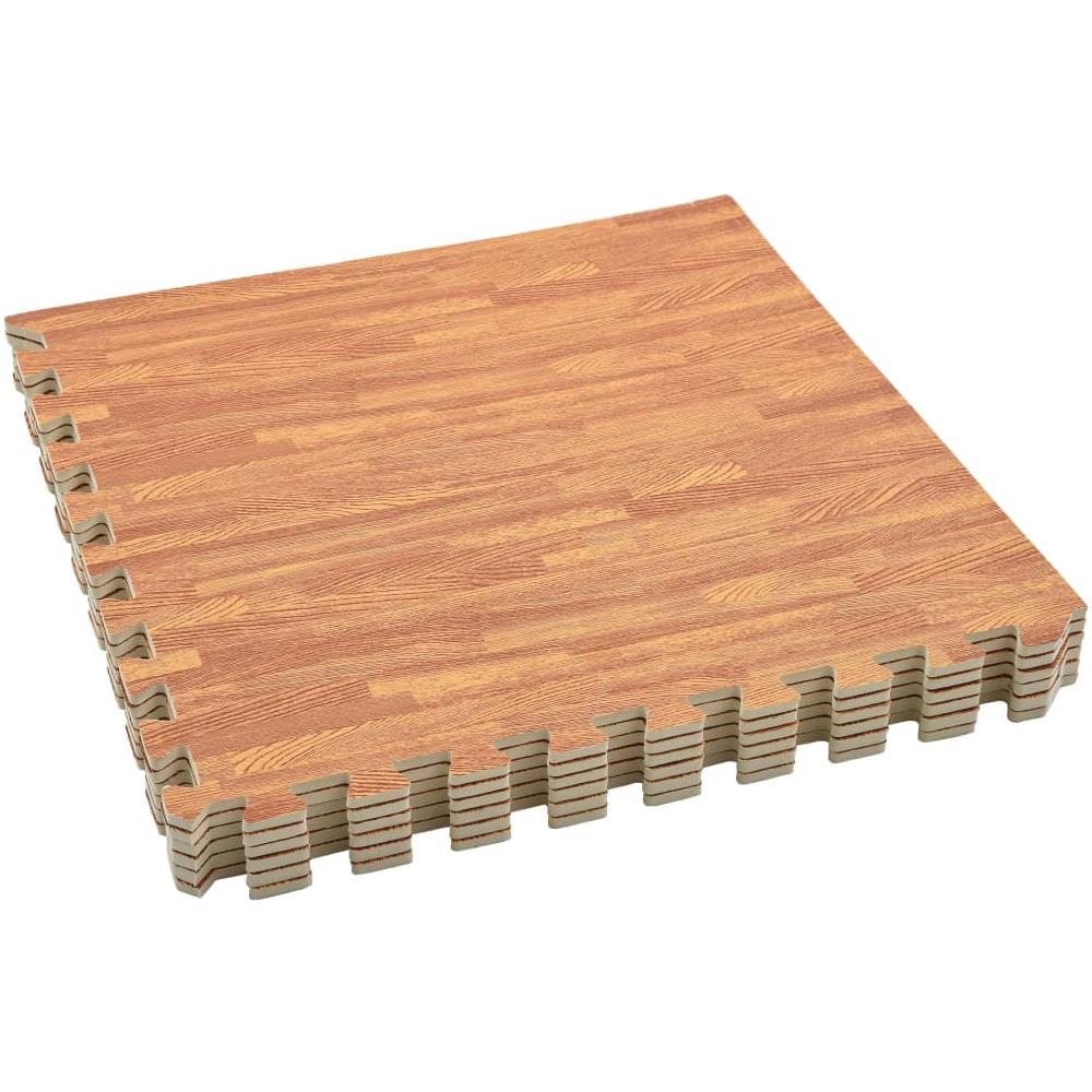 Tappetino a Incastro 6 pz Venature Legno 2,16 ? Schiuma EVA - Foto 3