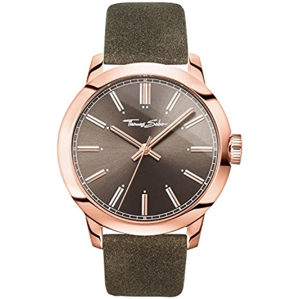 Orologio Analogico Quarzo Uomo Con Cinturino In Pelle Wa0314-266-205-46 Mm - Foto 1