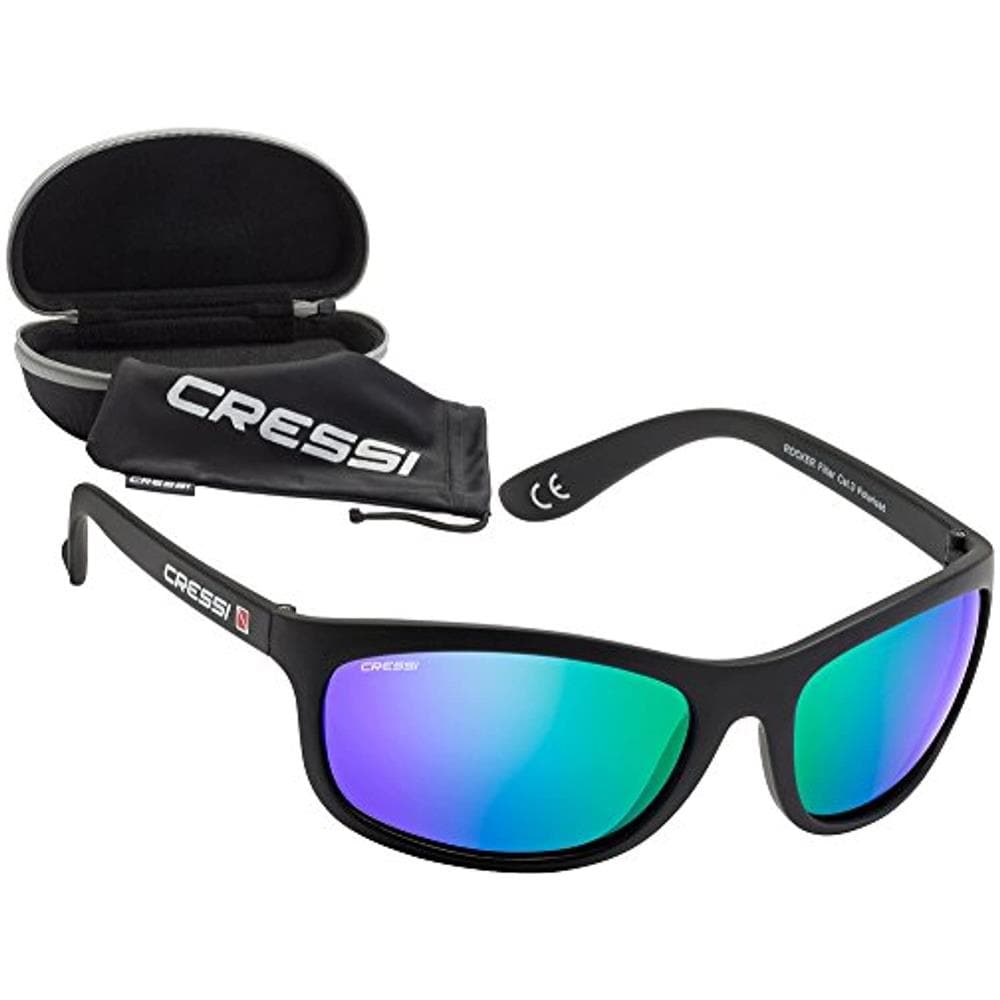 Cressi Rocker Sunglasses, Occhiali Da Sole Adulto Unisex, Nero